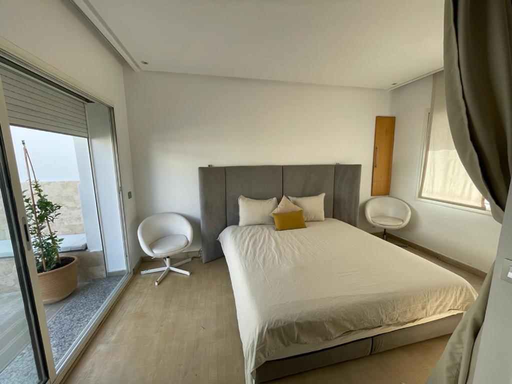 Central, Terrasse, Confortable - Bleue Residence カサブランカ エクステリア 写真