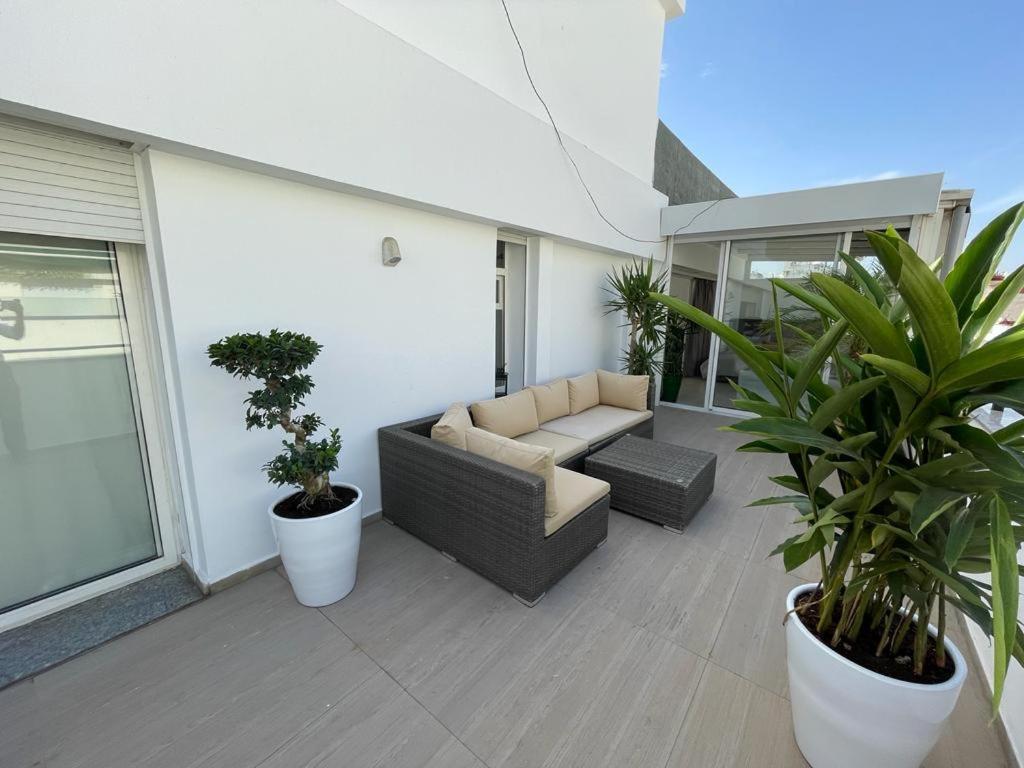 Central, Terrasse, Confortable - Bleue Residence カサブランカ エクステリア 写真