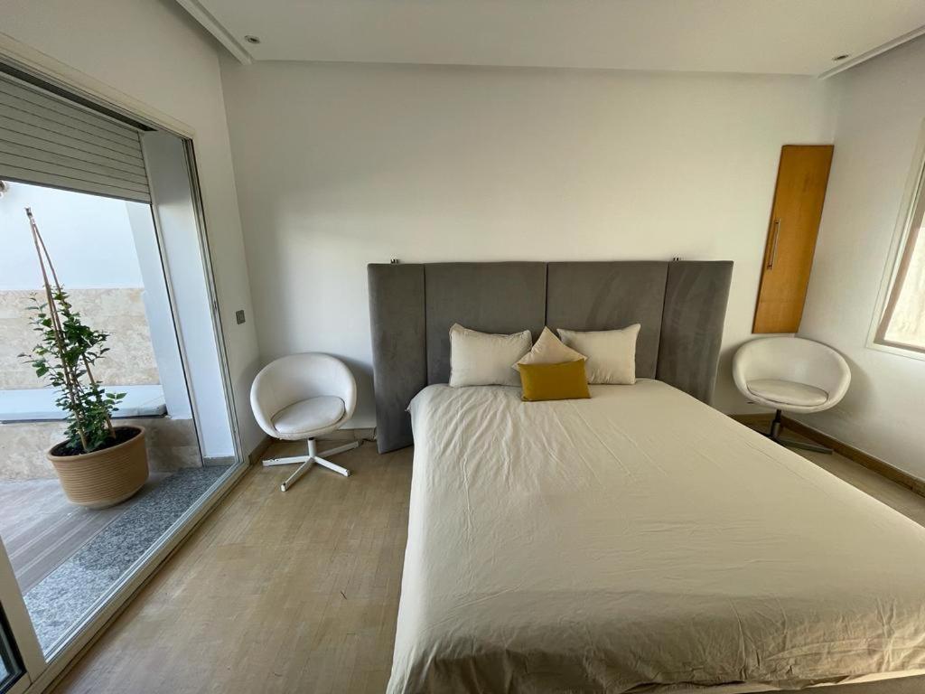 Central, Terrasse, Confortable - Bleue Residence カサブランカ エクステリア 写真